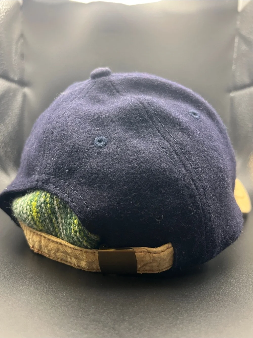 N/A navy wool